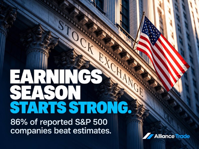 Earnings season starts strong.